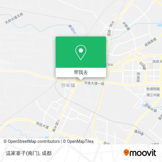 温家寨子(南门)地图