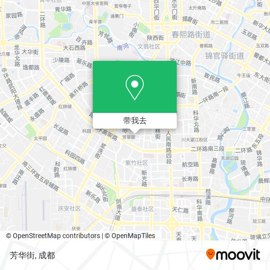 芳华街地图