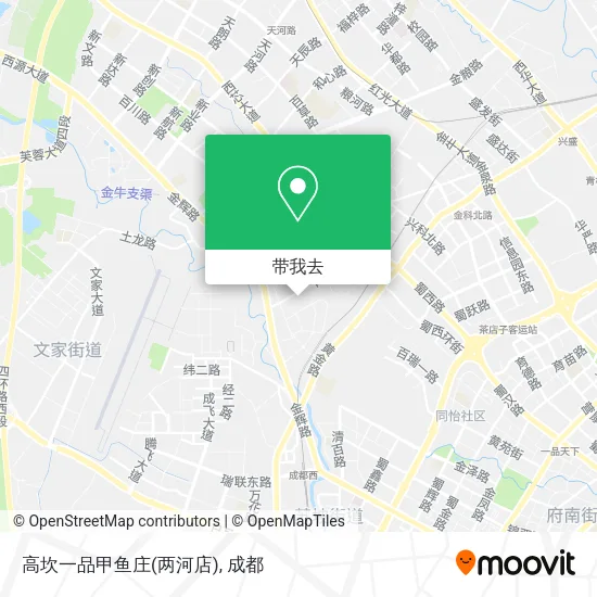高坎一品甲鱼庄(两河店)地图