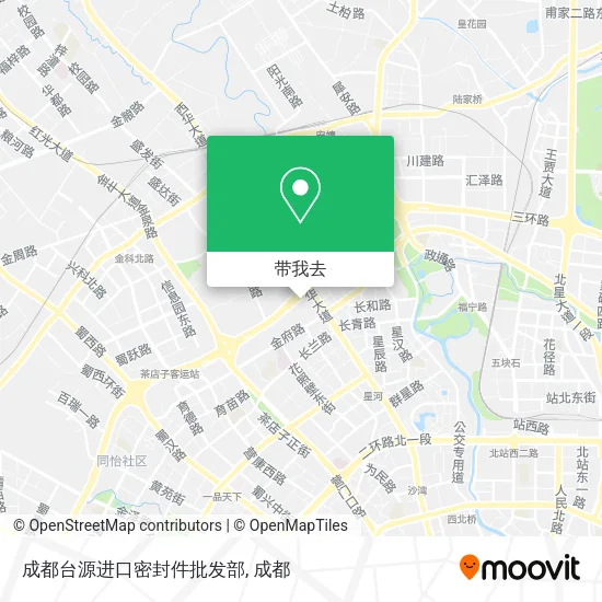 成都台源进口密封件批发部地图