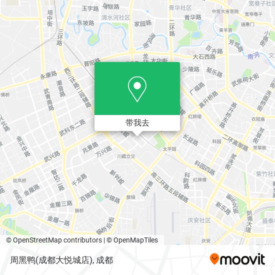 周黑鸭(成都大悦城店)地图