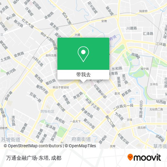 万通金融广场-东塔地图