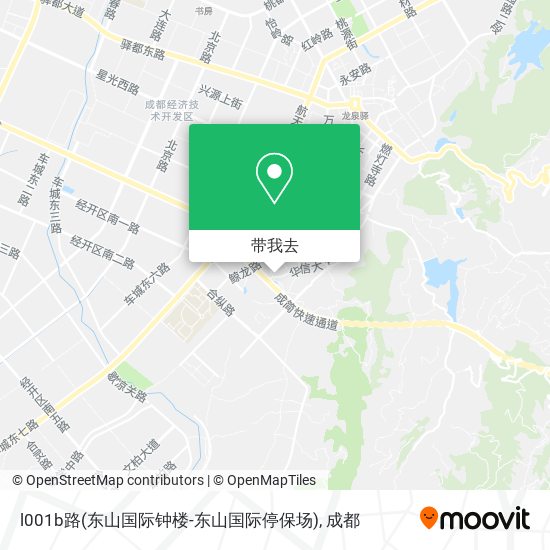 l001b路(东山国际钟楼-东山国际停保场)地图