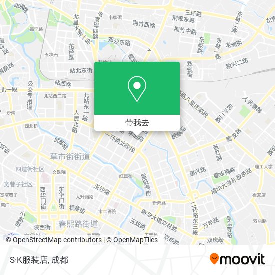 S·K服装店地图