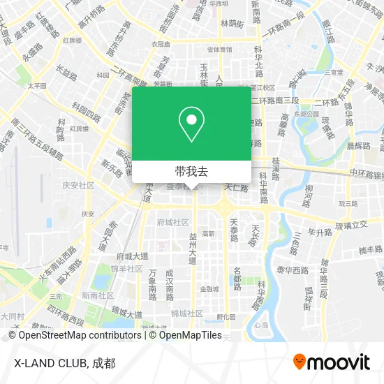 X-LAND CLUB地图