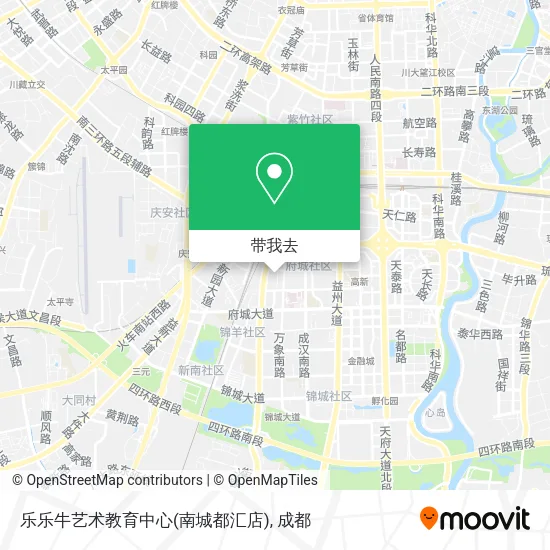 乐乐牛艺术教育中心(南城都汇店)地图