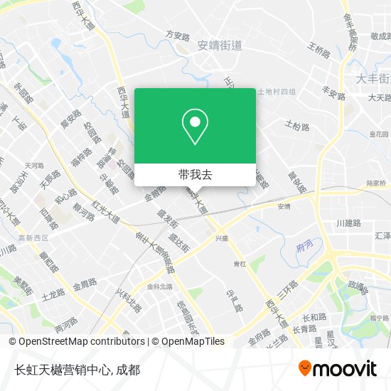 长虹天樾营销中心地图