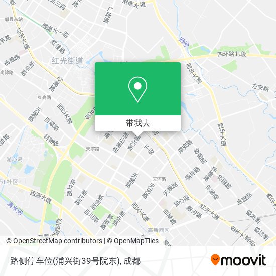 路侧停车位(浦兴街39号院东)地图