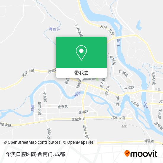 华美口腔医院-西南门地图