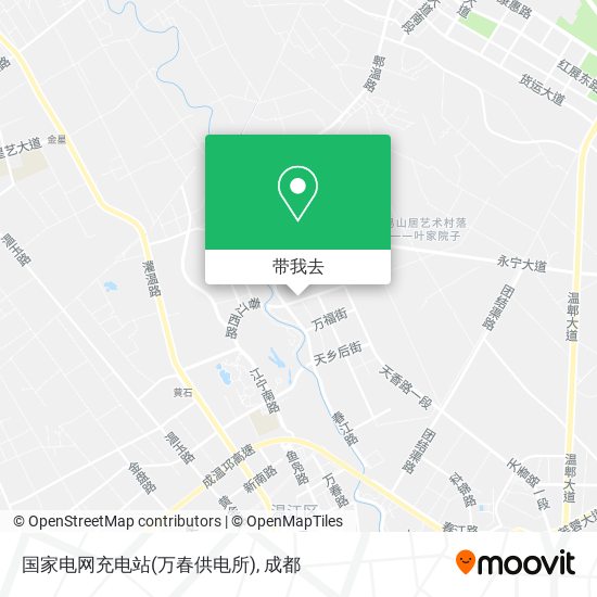 国家电网充电站(万春供电所)地图