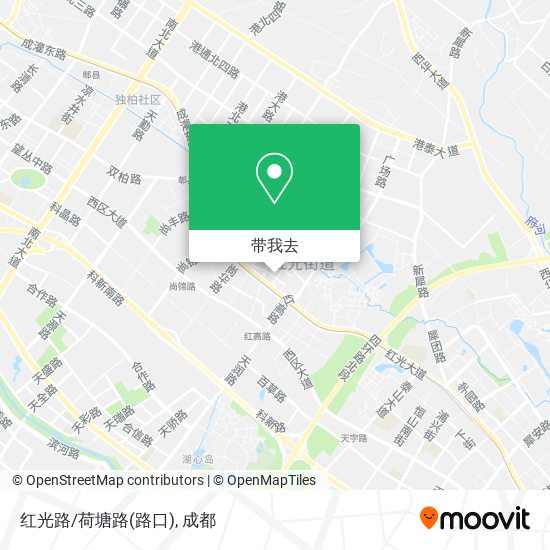 红光路/荷塘路(路口)地图