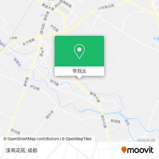 溪蜀花苑地图
