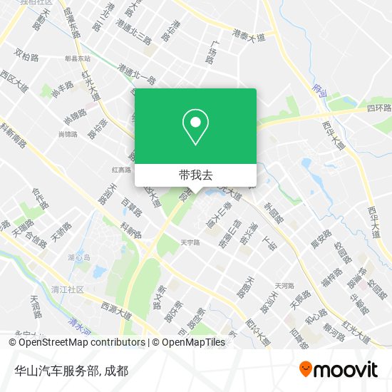 华山汽车服务部地图