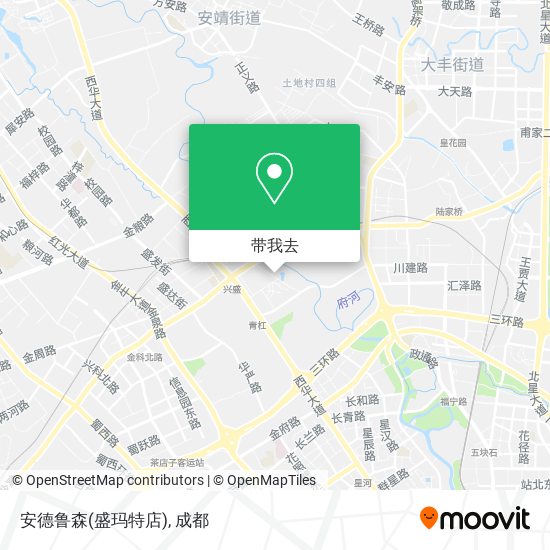 安德鲁森(盛玛特店)地图