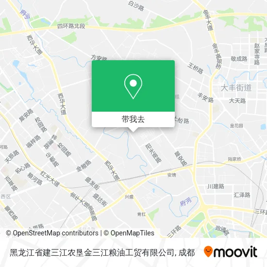 黑龙江省建三江农垦金三江粮油工贸有限公司地图