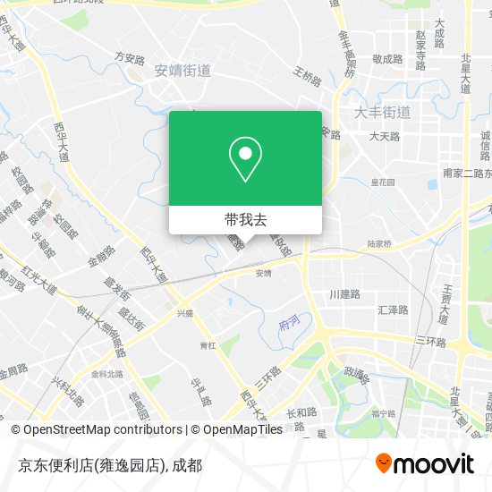 京东便利店(雍逸园店)地图