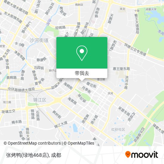 张烤鸭(绿地468店)地图