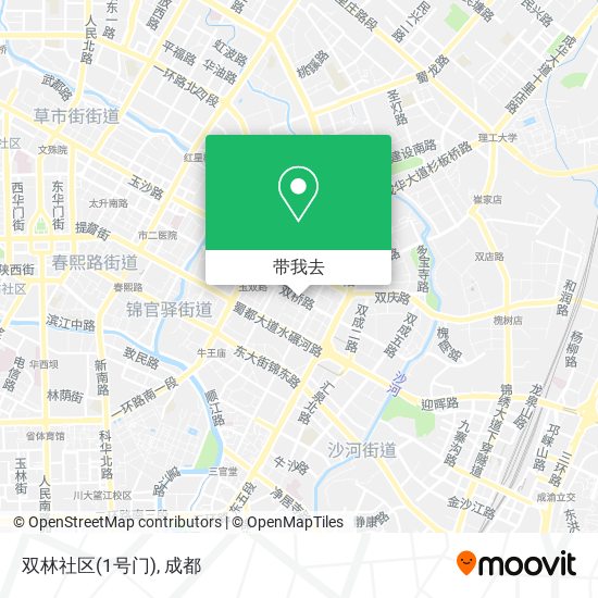 双林社区(1号门)地图