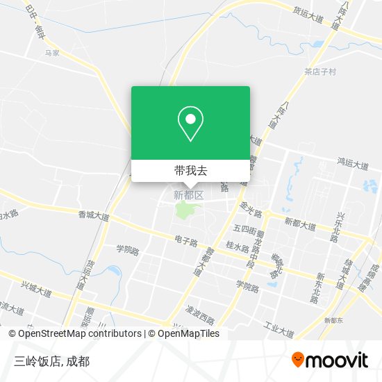 三岭饭店地图