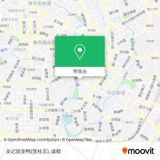吴记甜皮鸭(莲桂店)地图