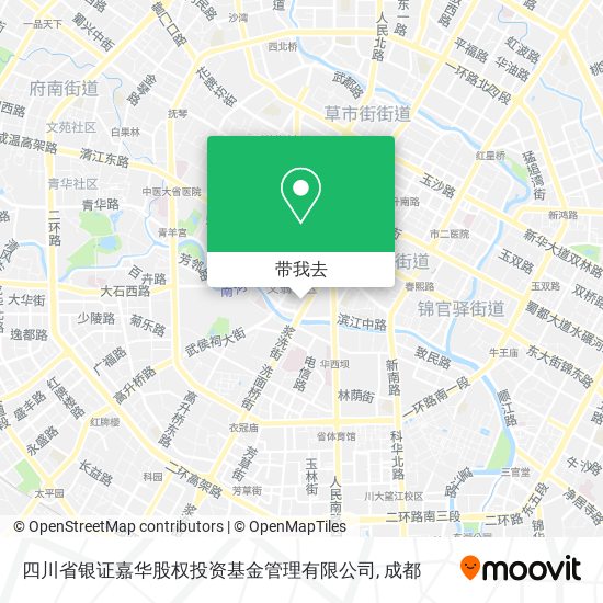 四川省银证嘉华股权投资基金管理有限公司地图