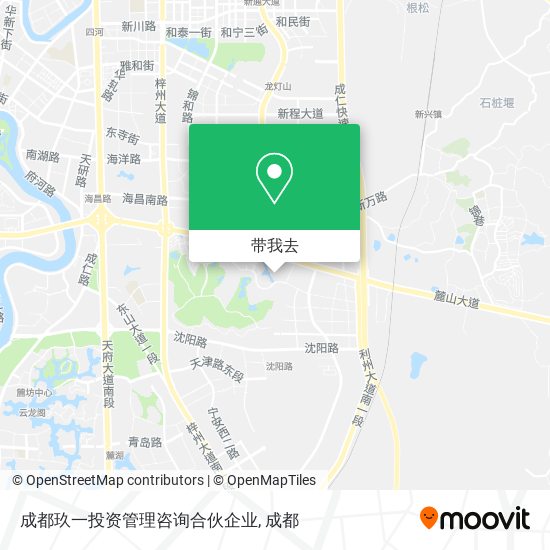 成都玖一投资管理咨询合伙企业地图