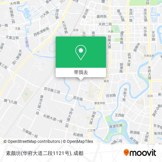 素颜坊(华府大道二段1121号)地图