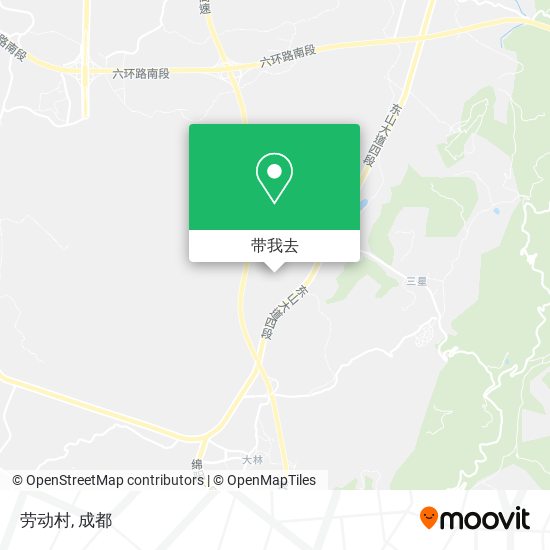 劳动村地图