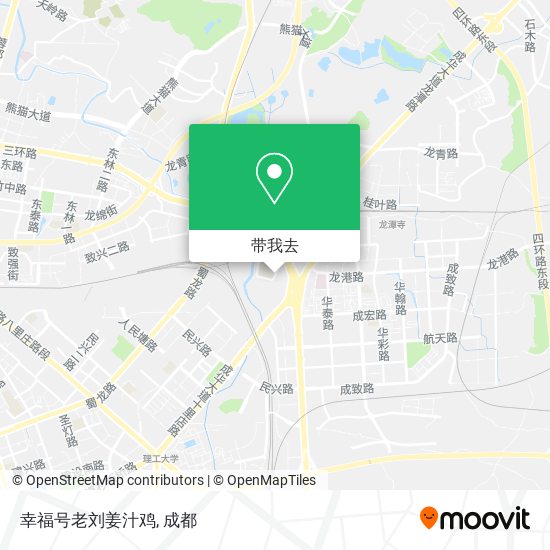 幸福号老刘姜汁鸡地图