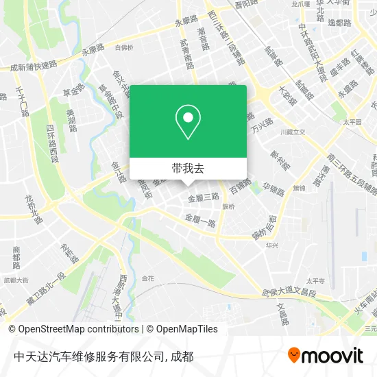 中天达汽车维修服务有限公司地图