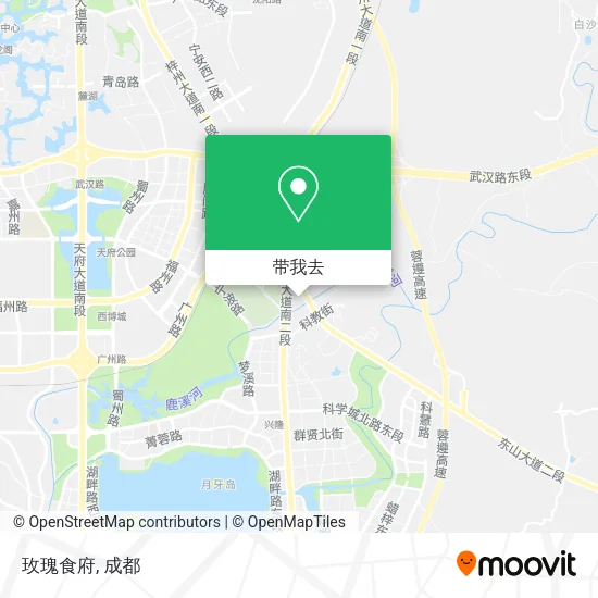 玫瑰食府地图