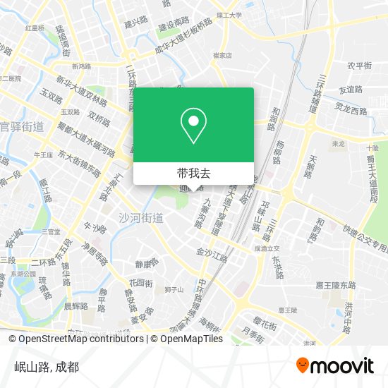 岷山路地图