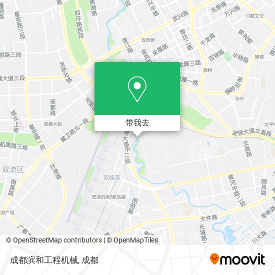 成都滨和工程机械地图