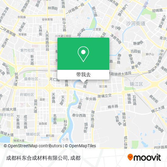 成都科东合成材料有限公司地图