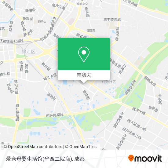 爱亲母婴生活馆(华西二院店)地图