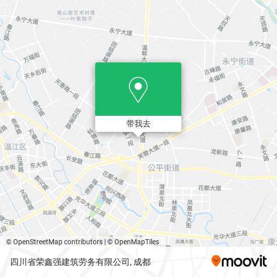 四川省荣鑫强建筑劳务有限公司地图