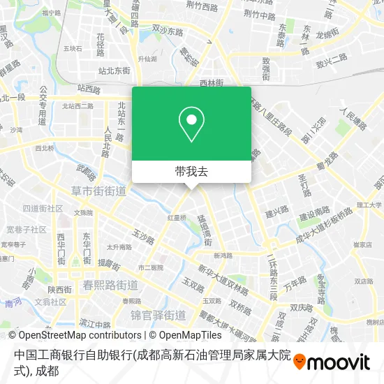 中国工商银行自助银行(成都高新石油管理局家属大院式)地图