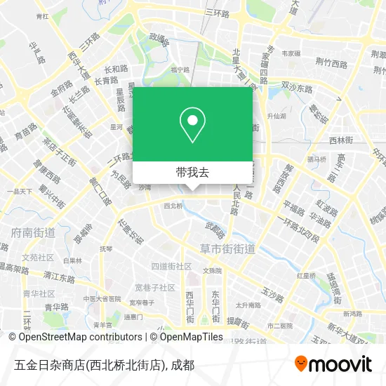 五金日杂商店(西北桥北街店)地图