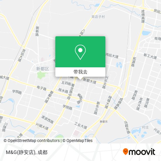M&G(静安店)地图