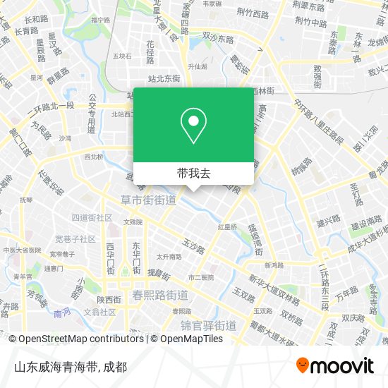 山东威海青海带地图