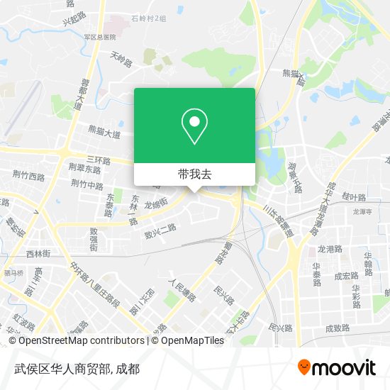 武侯区华人商贸部地图