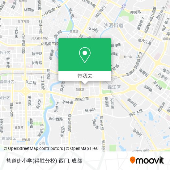 盐道街小学(得胜分校)-西门地图