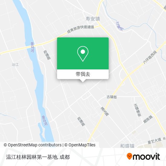 温江桂林园林第一基地地图