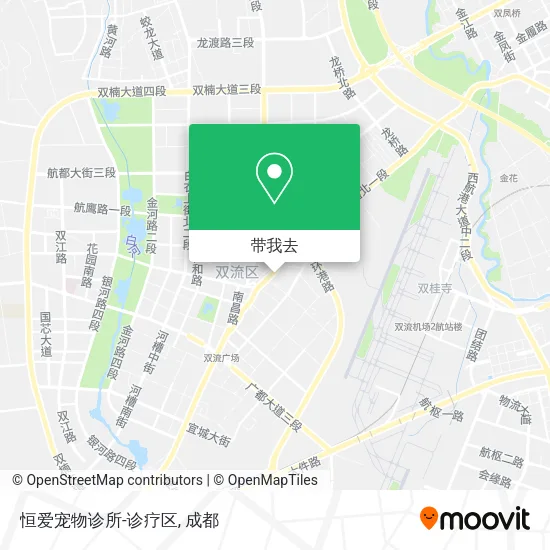 恒爱宠物诊所-诊疗区地图