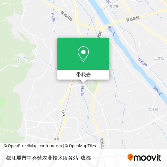 都江堰市中兴镇农业技术服务站地图