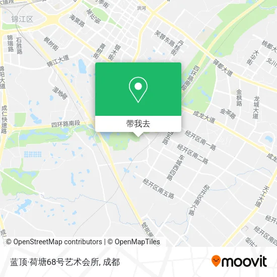 蓝顶·荷塘68号艺术会所地图