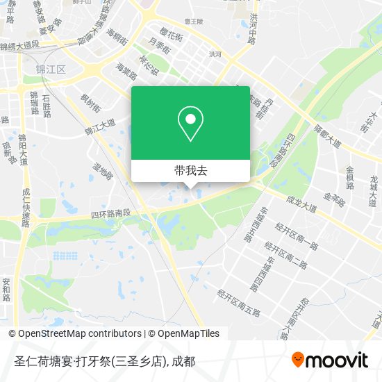 圣仁荷塘宴·打牙祭(三圣乡店)地图