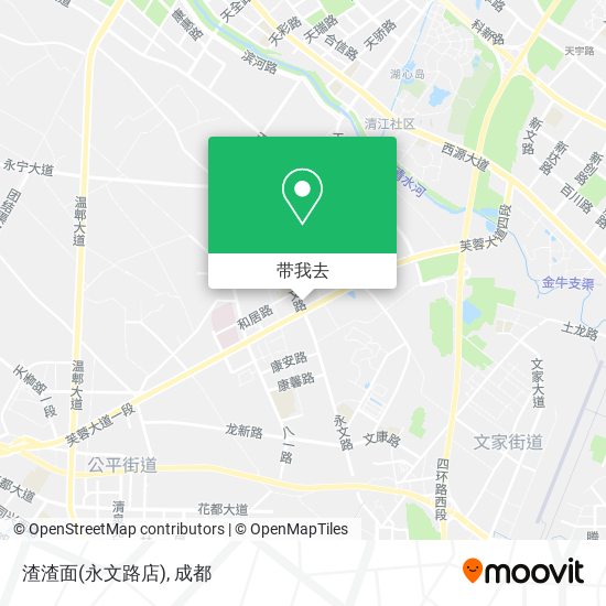 渣渣面(永文路店)地图