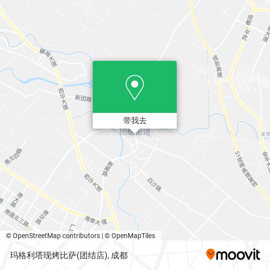 玛格利塔现烤比萨(团结店)地图