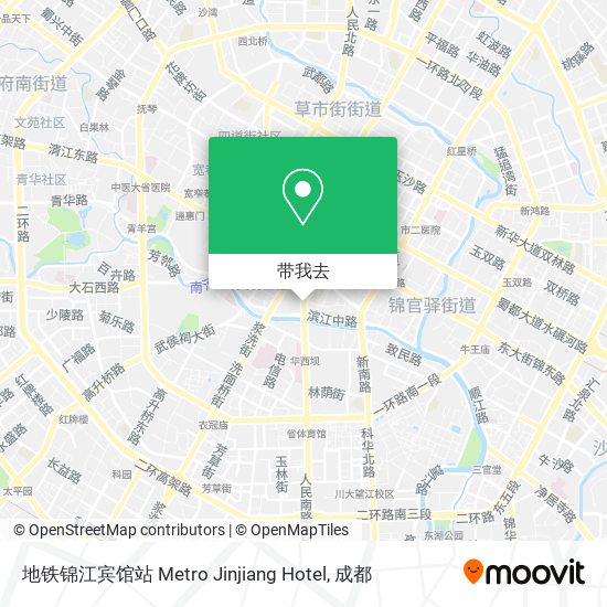 地铁锦江宾馆站 Metro Jinjiang Hotel地图